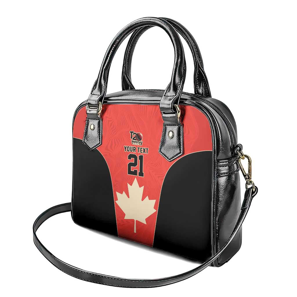 Canada Cricket Custom Shoulder Handbag Classic Maple Leaf - Wonder Print Shop