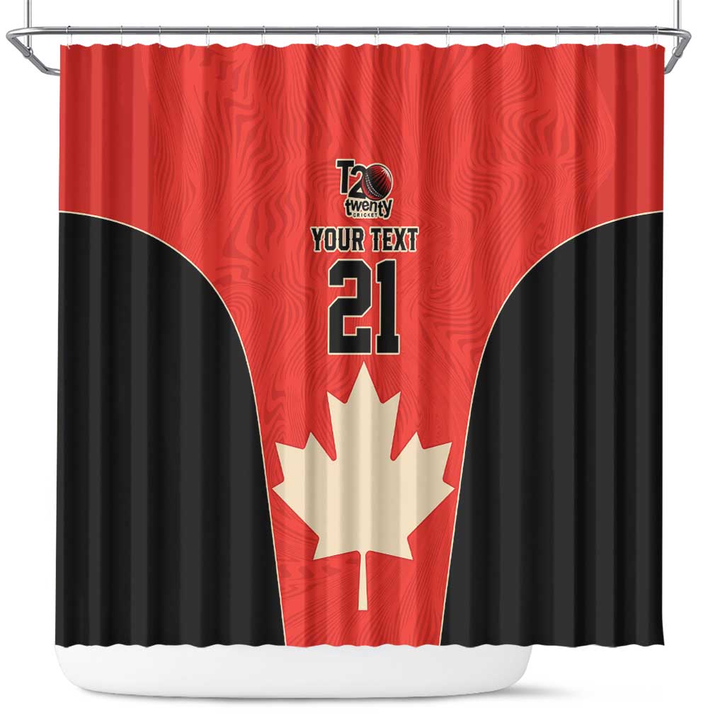 Canada Cricket Custom Shower Curtain Classic Maple Leaf - Wonder Print Shop