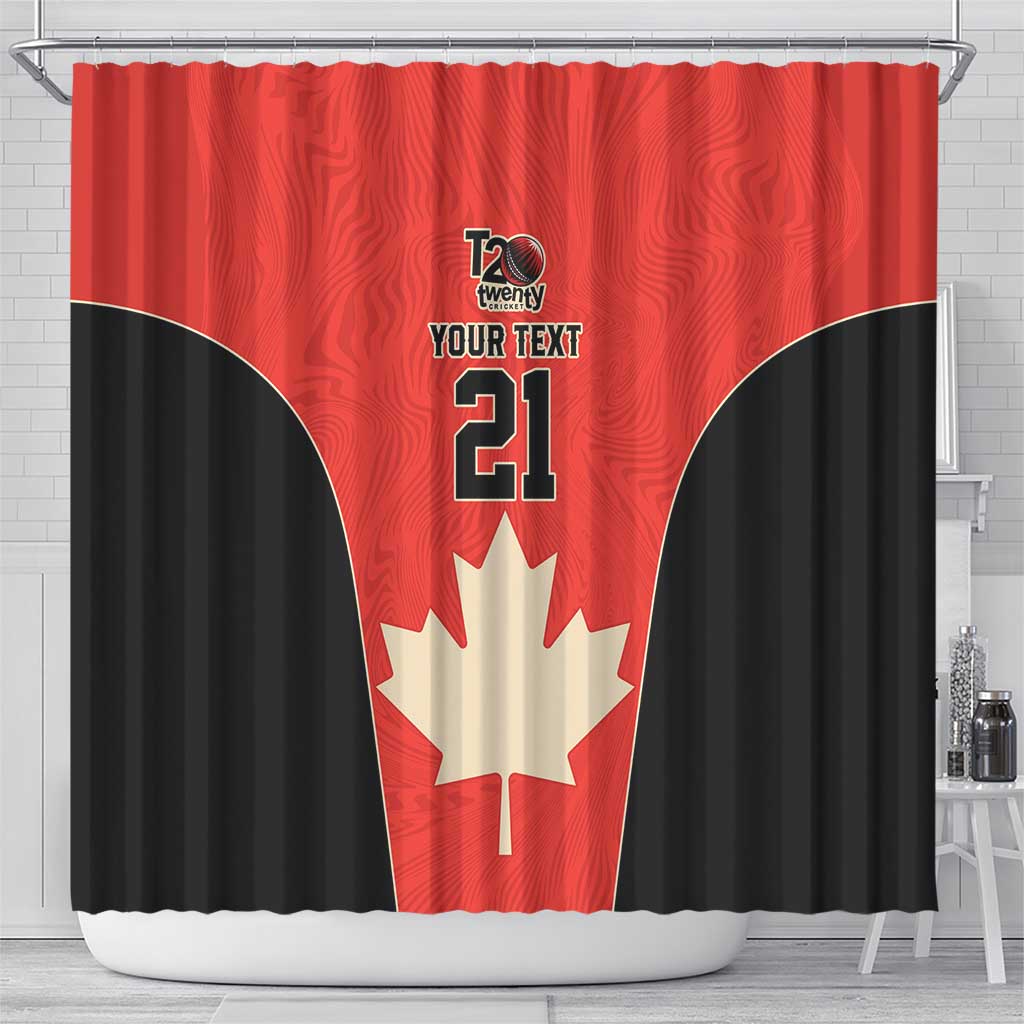 Canada Cricket Custom Shower Curtain Classic Maple Leaf - Wonder Print Shop
