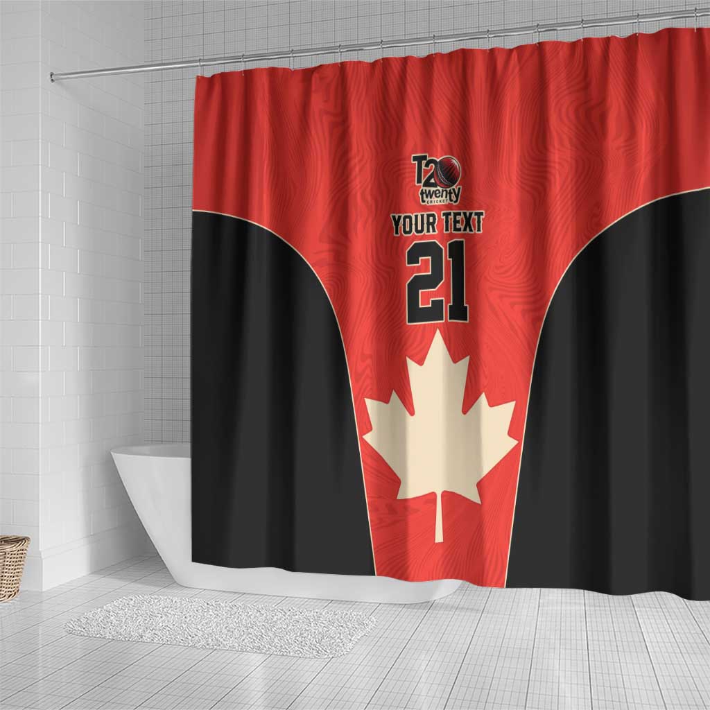 Canada Cricket Custom Shower Curtain Classic Maple Leaf - Wonder Print Shop