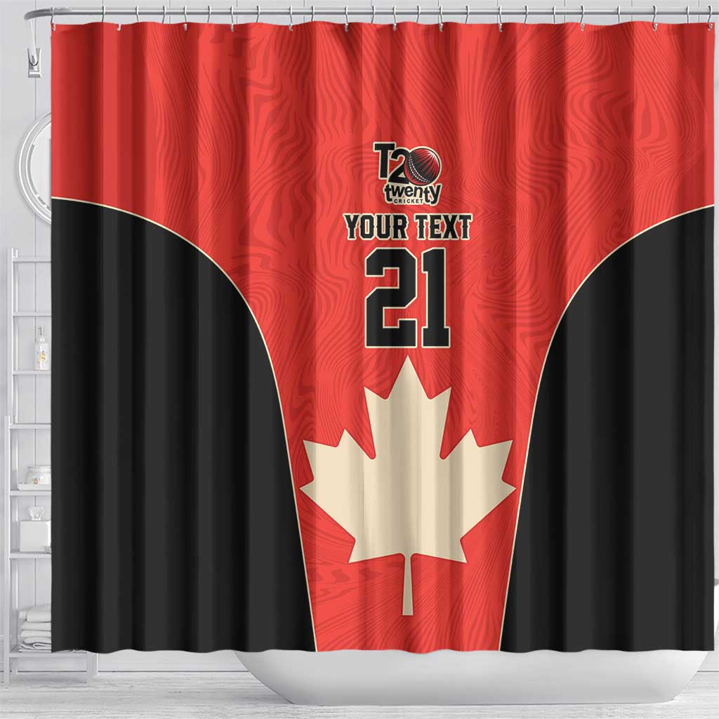 Canada Cricket Custom Shower Curtain Classic Maple Leaf - Wonder Print Shop