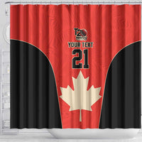 Canada Cricket Custom Shower Curtain Classic Maple Leaf - Wonder Print Shop