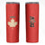 Canada Cricket Custom Skinny Tumbler Classic Maple Leaf - Wonder Print Shop