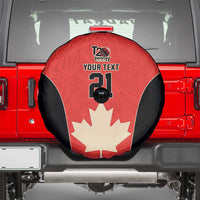 Canada Cricket Custom Spare Tire Cover Classic Maple Leaf - Wonder Print Shop