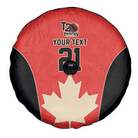 Canada Cricket Custom Spare Tire Cover Classic Maple Leaf - Wonder Print Shop