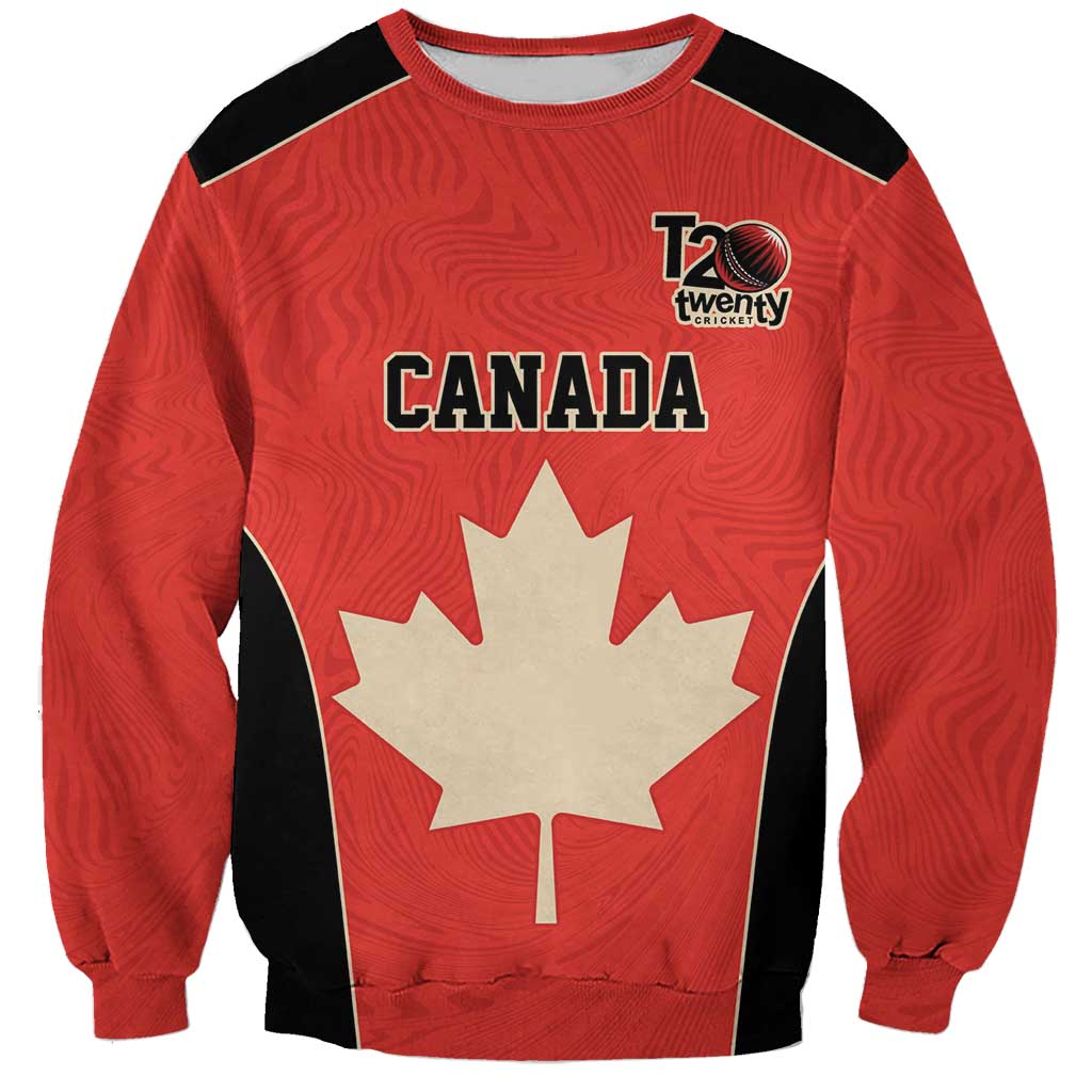 Canada Cricket Custom Sweatshirt Classic Maple Leaf - Wonder Print Shop