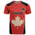 Canada Cricket Custom T Shirt Classic Maple Leaf - Wonder Print Shop