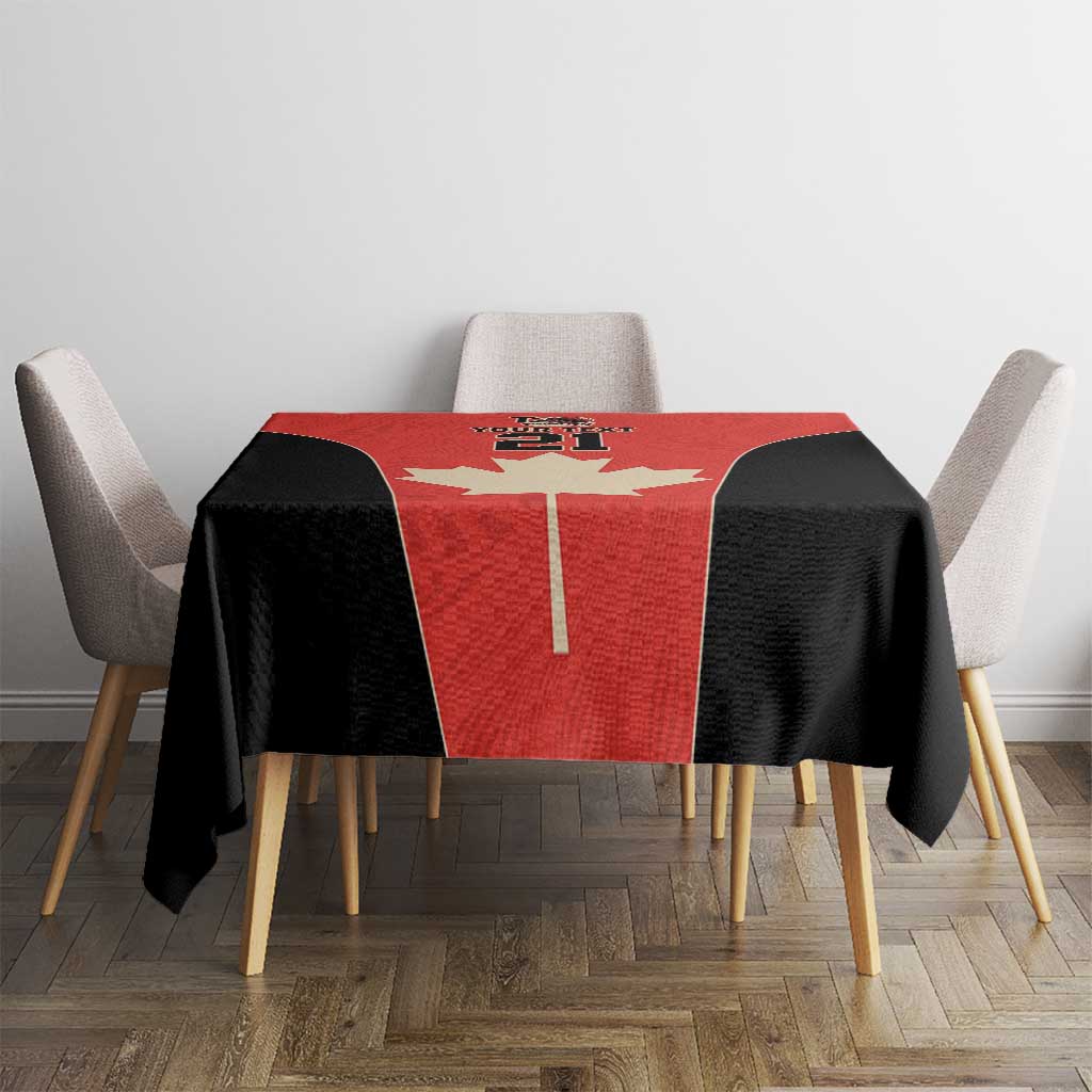 Canada Cricket Custom Tablecloth Classic Maple Leaf - Wonder Print Shop