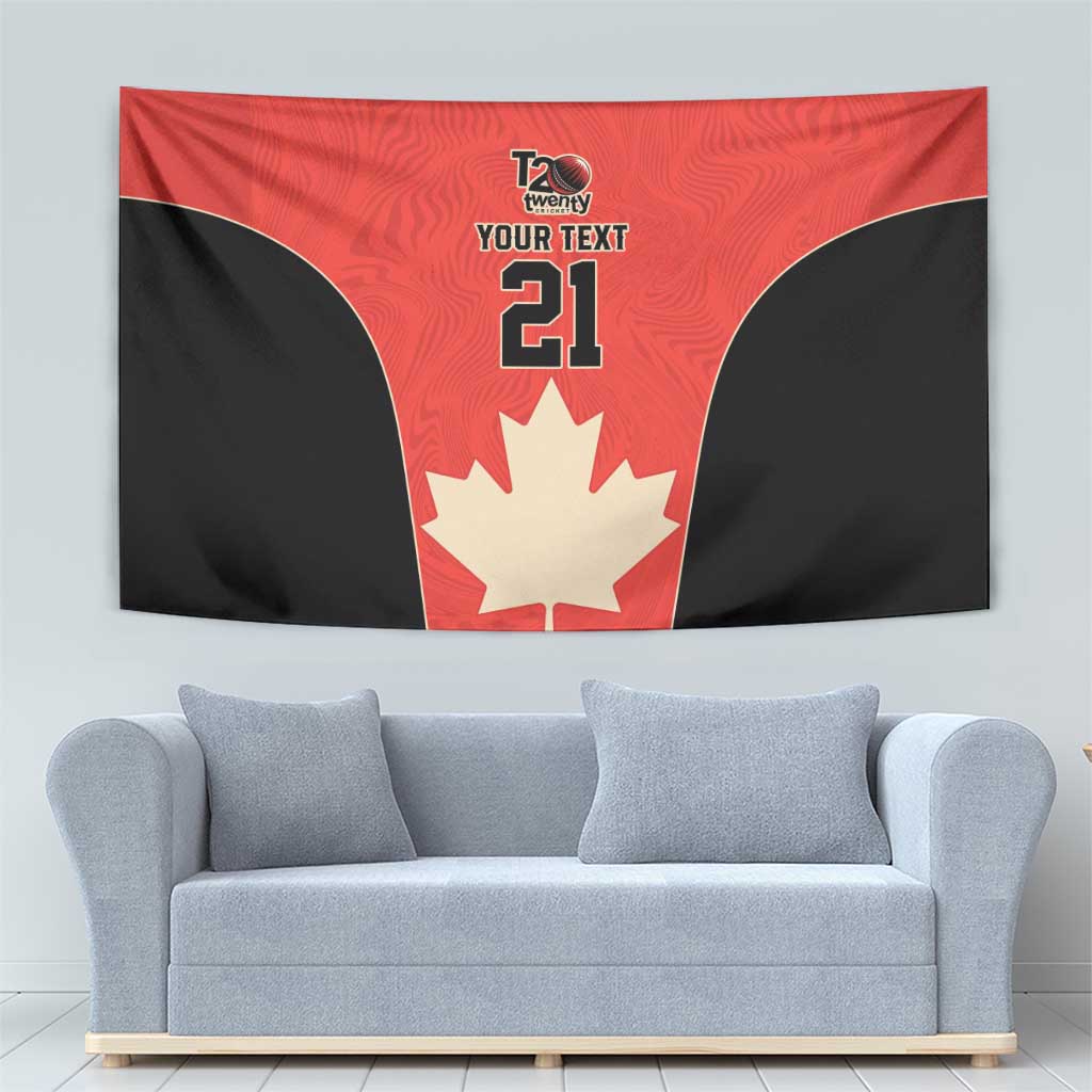 Canada Cricket Custom Tapestry Classic Maple Leaf - Wonder Print Shop