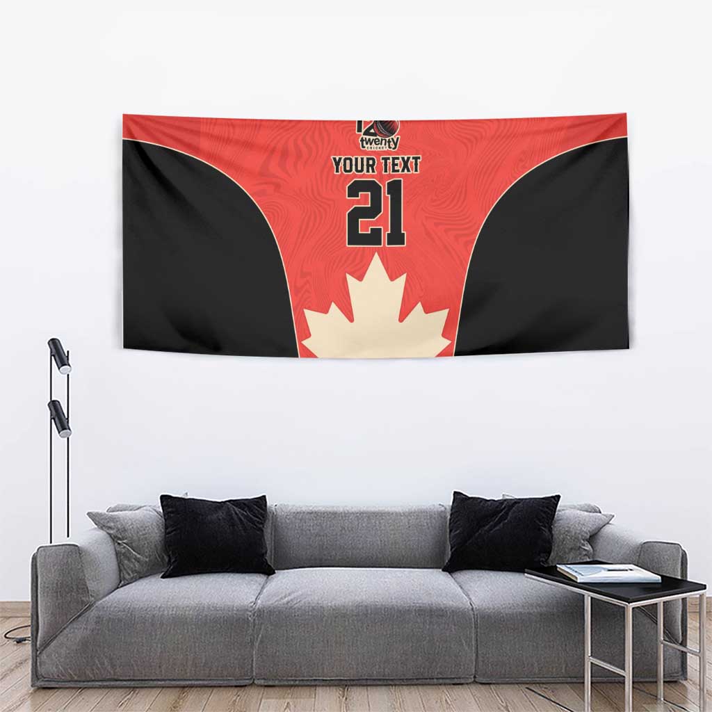 Canada Cricket Custom Tapestry Classic Maple Leaf - Wonder Print Shop