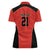 Canada Cricket Custom Women Polo Shirt Classic Maple Leaf - Wonder Print Shop