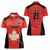Canada Cricket Custom Women Polo Shirt Classic Maple Leaf - Wonder Print Shop