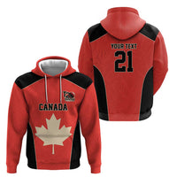 Canada Cricket Custom Zip Hoodie Classic Maple Leaf - Wonder Print Shop