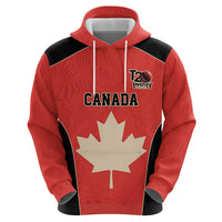 Canada Cricket Custom Zip Hoodie Classic Maple Leaf - Wonder Print Shop