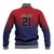 Cayman Islands Cricket Custom Baseball Jacket Classic Coat of Arms Sporty - Wonder Print Shop