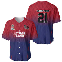 Cayman Islands Cricket Custom Baseball Jersey Classic Coat of Arms Sporty - Wonder Print Shop