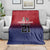 Cayman Islands Cricket Custom Blanket Classic Coat of Arms Sporty - Wonder Print Shop
