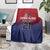 Cayman Islands Cricket Custom Blanket Classic Coat of Arms Sporty - Wonder Print Shop