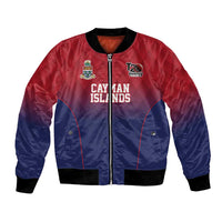 Cayman Islands Cricket Custom Bomber Jacket Classic Coat of Arms Sporty - Wonder Print Shop