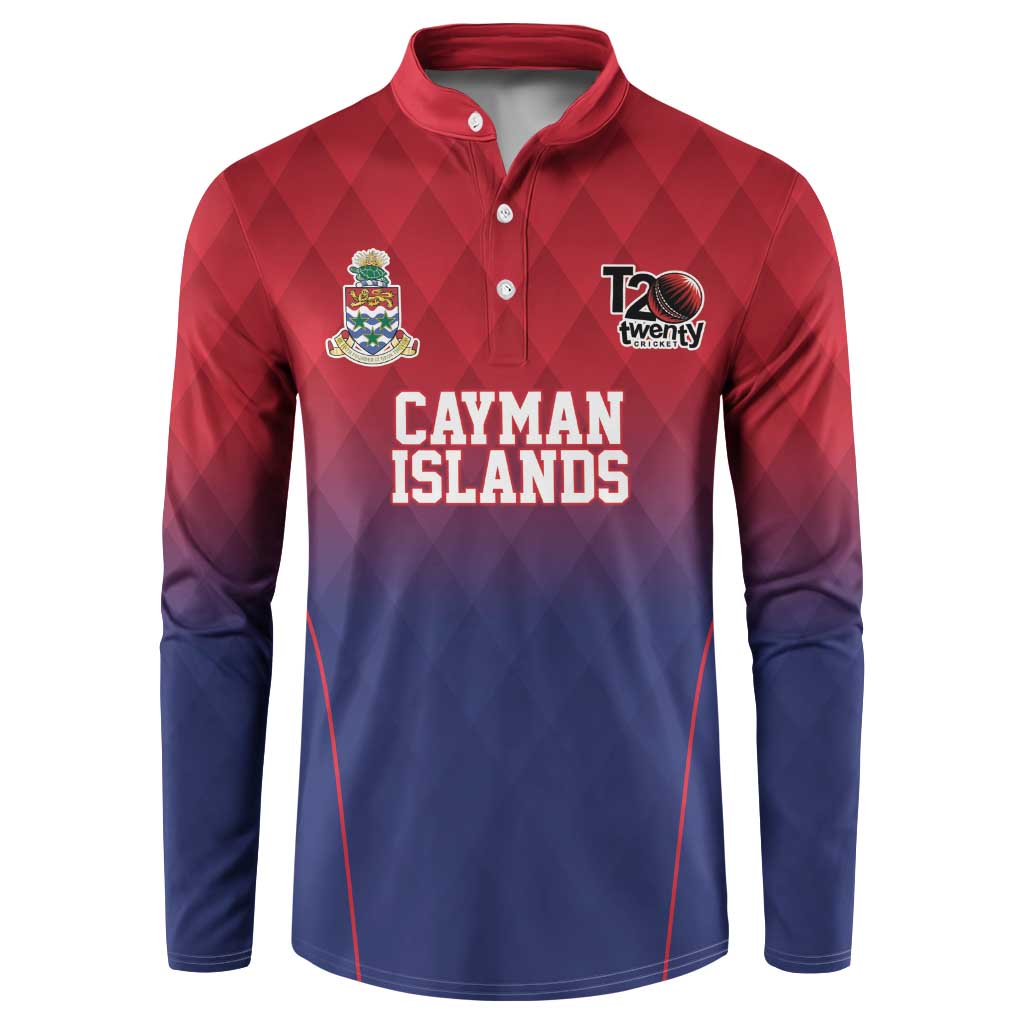 Cayman Islands Cricket Custom Button Sweatshirt Classic Coat of Arms Sporty - Wonder Print Shop