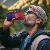 Cayman Islands Cricket Custom 4 in 1 Can Cooler Tumbler Classic Coat of Arms Sporty - Wonder Print Shop