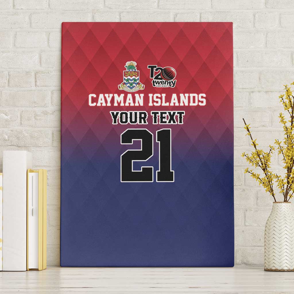 Cayman Islands Cricket Custom Canvas Wall Art Classic Coat of Arms Sporty - Wonder Print Shop