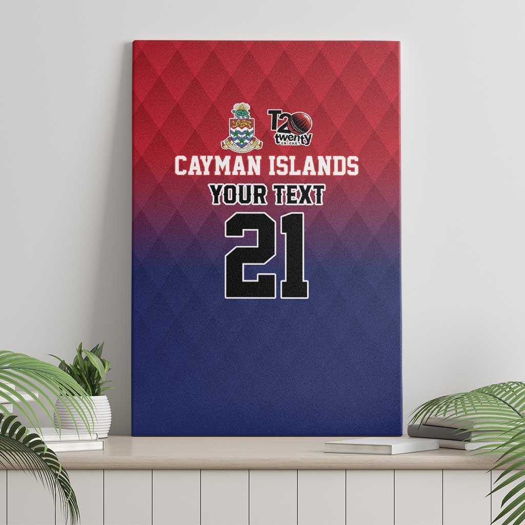 Cayman Islands Cricket Custom Canvas Wall Art Classic Coat of Arms Sporty - Wonder Print Shop