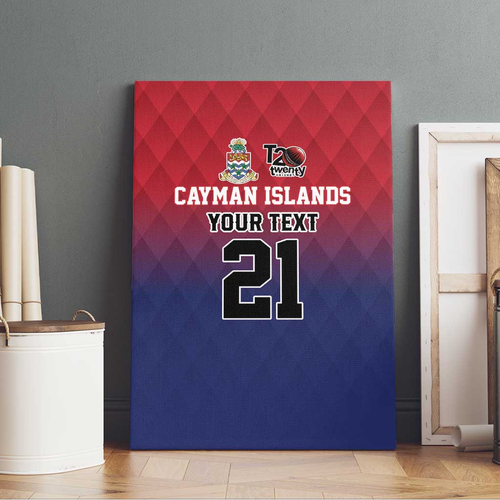 Cayman Islands Cricket Custom Canvas Wall Art Classic Coat of Arms Sporty - Wonder Print Shop