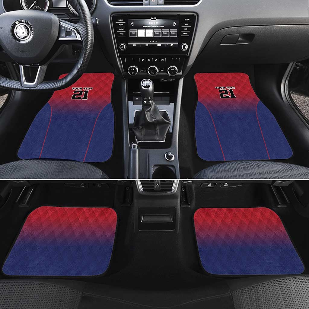 Cayman Islands Cricket Custom Car Mats Classic Coat of Arms Sporty - Wonder Print Shop