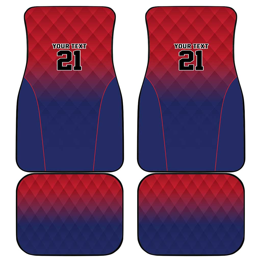 Cayman Islands Cricket Custom Car Mats Classic Coat of Arms Sporty - Wonder Print Shop