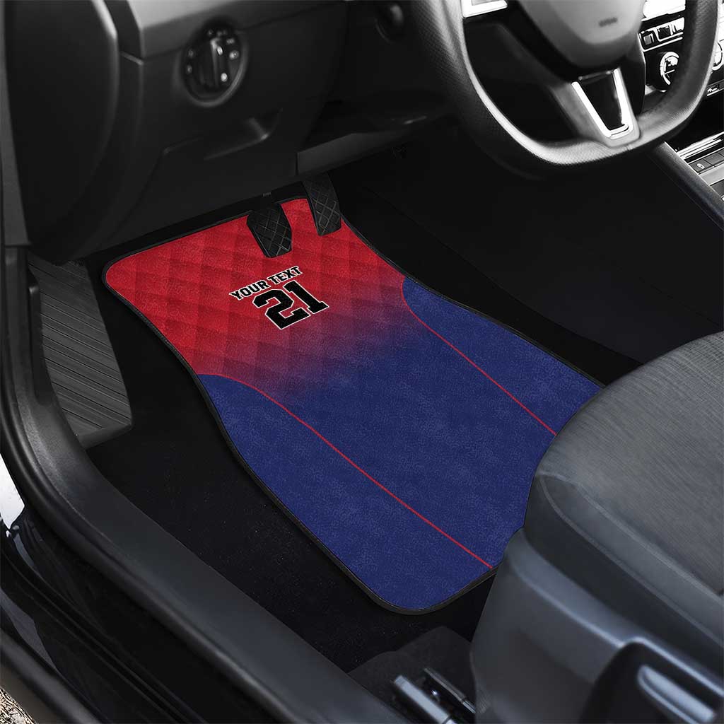 Cayman Islands Cricket Custom Car Mats Classic Coat of Arms Sporty - Wonder Print Shop