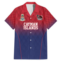 Cayman Islands Cricket Custom Family Matching Mermaid Dress and Hawaiian Shirt Classic Coat of Arms Sporty - Wonder Print Shop