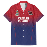 Cayman Islands Cricket Custom Family Matching Off Shoulder Short Dress and Hawaiian Shirt Classic Coat of Arms Sporty - Wonder Print Shop