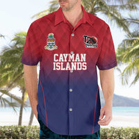 Cayman Islands Cricket Custom Hawaiian Shirt Classic Coat of Arms Sporty - Wonder Print Shop