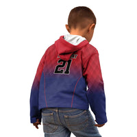 Cayman Islands Cricket Custom Kid Hoodie Classic Coat of Arms Sporty - Wonder Print Shop