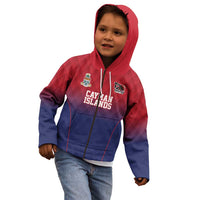 Cayman Islands Cricket Custom Kid Hoodie Classic Coat of Arms Sporty - Wonder Print Shop