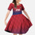 Cayman Islands Cricket Custom Kid Short Sleeve Dress Classic Coat of Arms Sporty - Wonder Print Shop