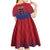 Cayman Islands Cricket Custom Kid Short Sleeve Dress Classic Coat of Arms Sporty - Wonder Print Shop