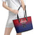 Cayman Islands Cricket Custom Leather Tote Bag Classic Coat of Arms Sporty - Wonder Print Shop