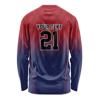 Cayman Islands Cricket Custom Long Sleeve Shirt Classic Coat of Arms Sporty - Wonder Print Shop