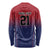 Cayman Islands Cricket Custom Long Sleeve Shirt Classic Coat of Arms Sporty - Wonder Print Shop