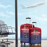 Cayman Islands Cricket Custom Luggage Cover Classic Coat of Arms Sporty - Wonder Print Shop