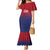 Cayman Islands Cricket Custom Mermaid Dress Classic Coat of Arms Sporty - Wonder Print Shop