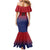 Cayman Islands Cricket Custom Mermaid Dress Classic Coat of Arms Sporty - Wonder Print Shop
