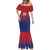 Cayman Islands Cricket Custom Mermaid Dress Classic Coat of Arms Sporty - Wonder Print Shop