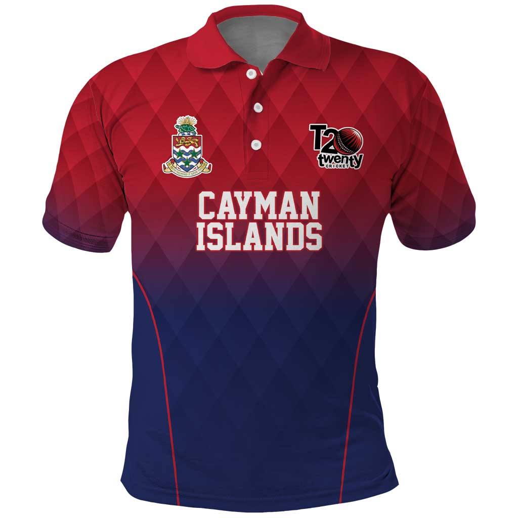 Cayman Islands Cricket Custom Polo Shirt Classic Coat of Arms Sporty - Wonder Print Shop