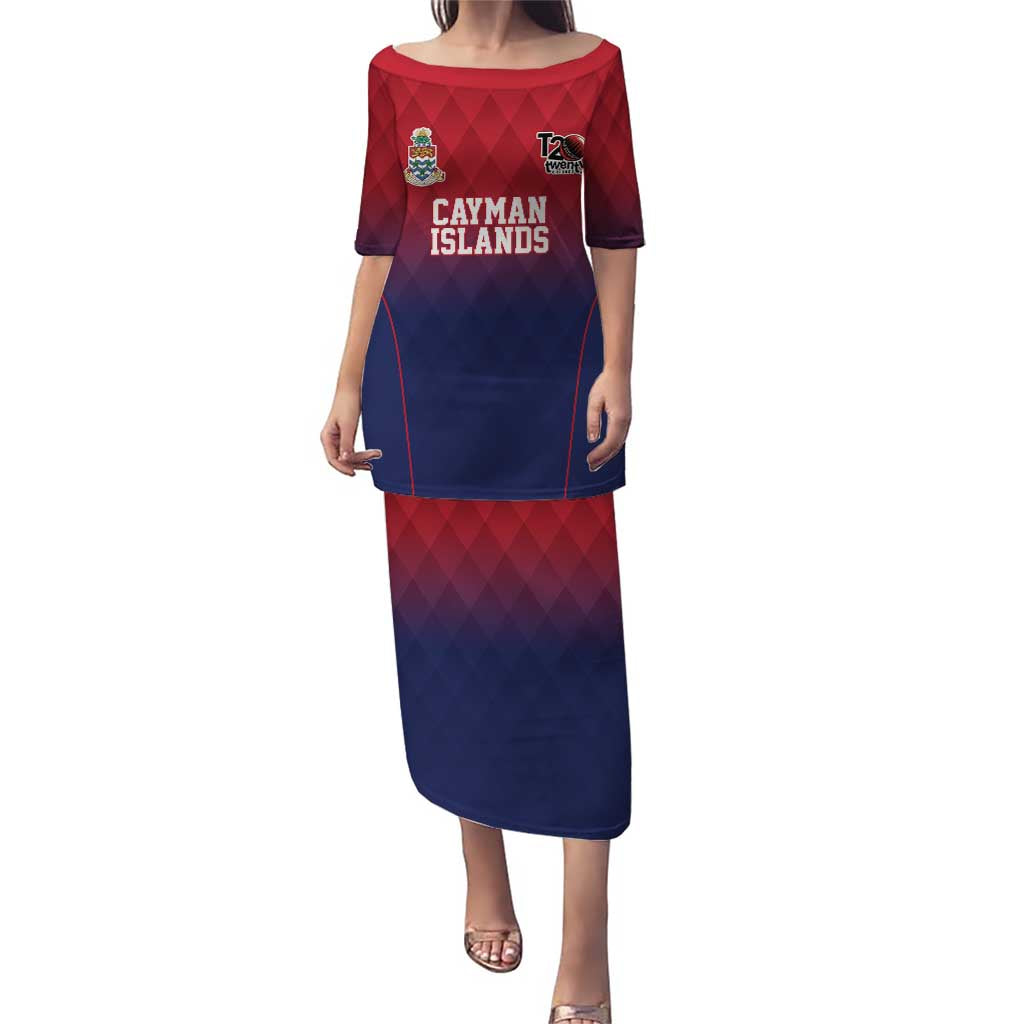 Cayman Islands Cricket Custom Puletasi Classic Coat of Arms Sporty - Wonder Print Shop