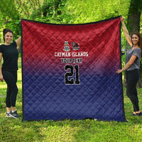 Cayman Islands Cricket Custom Quilt Classic Coat of Arms Sporty - Wonder Print Shop