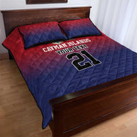 Cayman Islands Cricket Custom Quilt Bed Set Classic Coat of Arms Sporty - Wonder Print Shop
