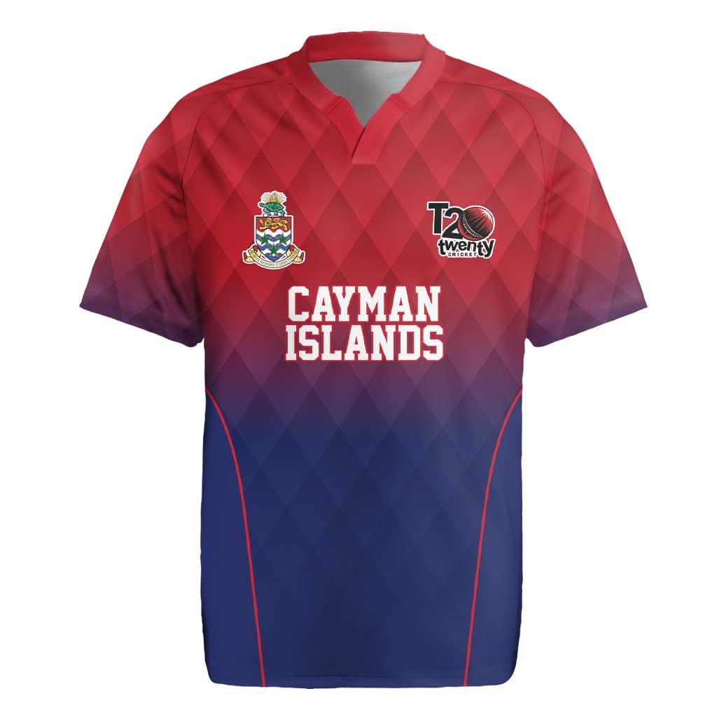 Cayman Islands Cricket Custom Rugby Jersey Classic Coat of Arms Sporty - Wonder Print Shop